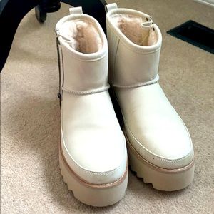 Ugg leather booties